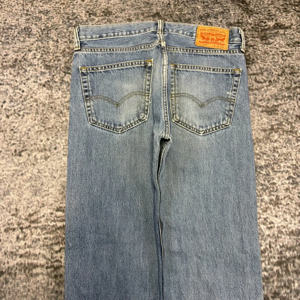Levi's 505 Jeans Mens 32x29 Blue Straight Leg Denim